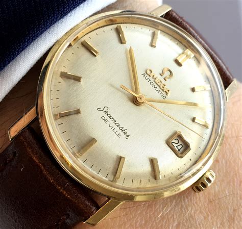 omega seamaster 1965 gold|omega de ville watches 1968.